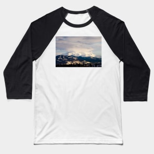 Winter mountain range landscape of Yukon Territory, Canada Baseball T-Shirt